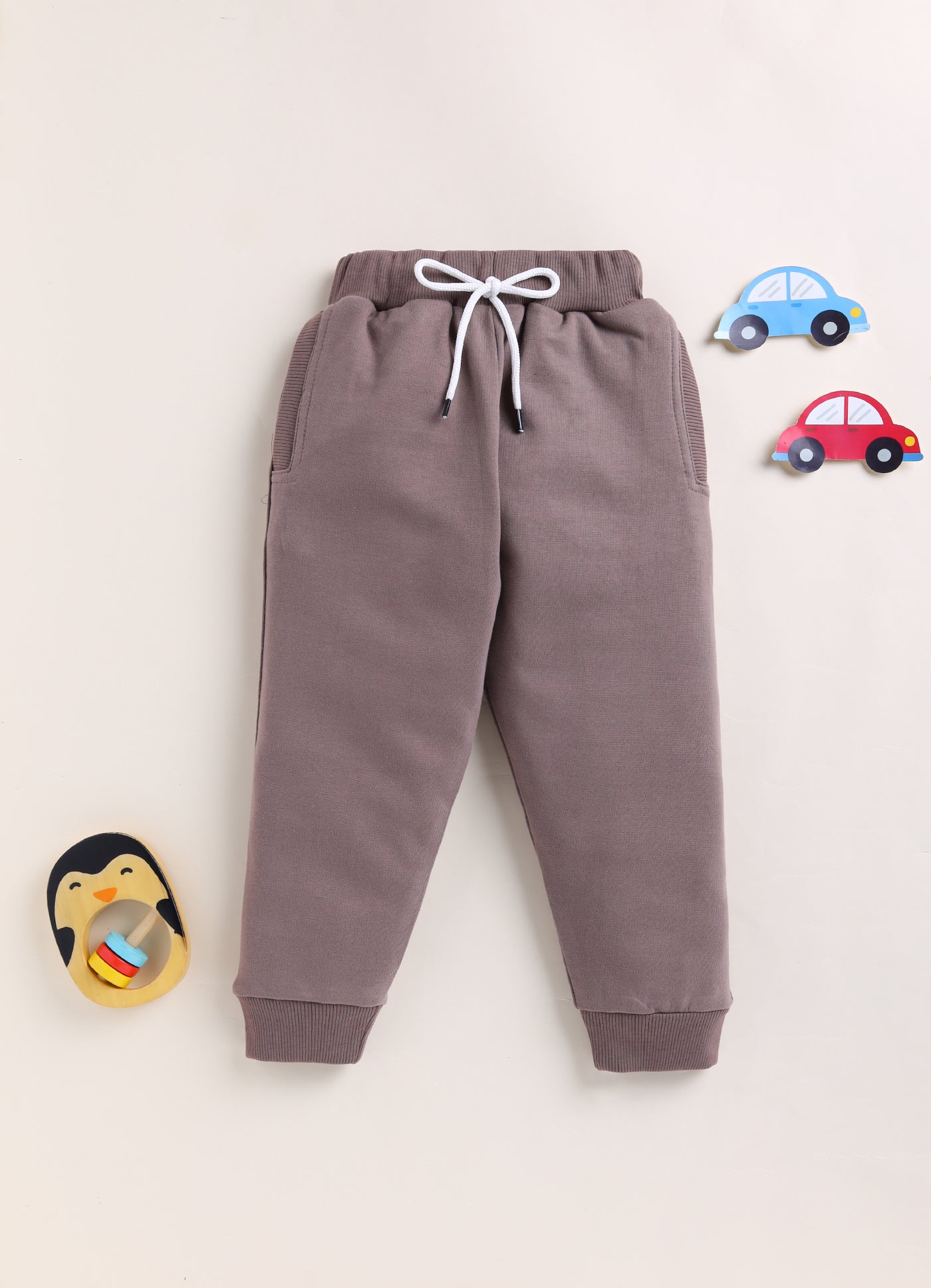 Brown Track Pants